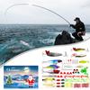 Fishing Lure Kit Soft and Hard Bait Set Xmas Fishing Gift for Father Granpa Boyfriend