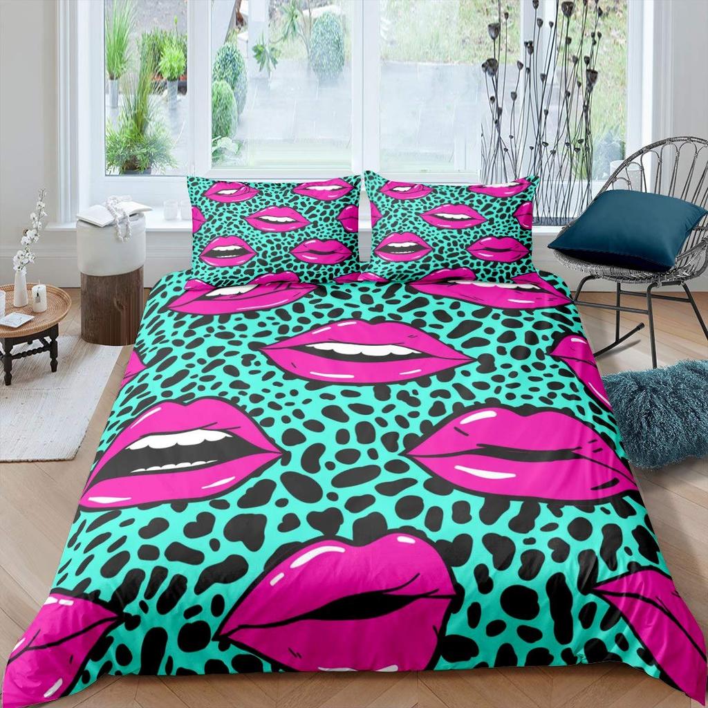 Comfortable Stylish Pattern Duvet Cover Set With Duvet Cover And Pillowcases King Queen Twin Sizes For All Ages