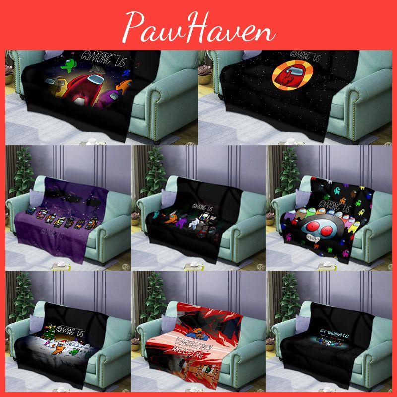 Soft Game Blankets Comfortable Warm Flannel Printed Cartoon Winter