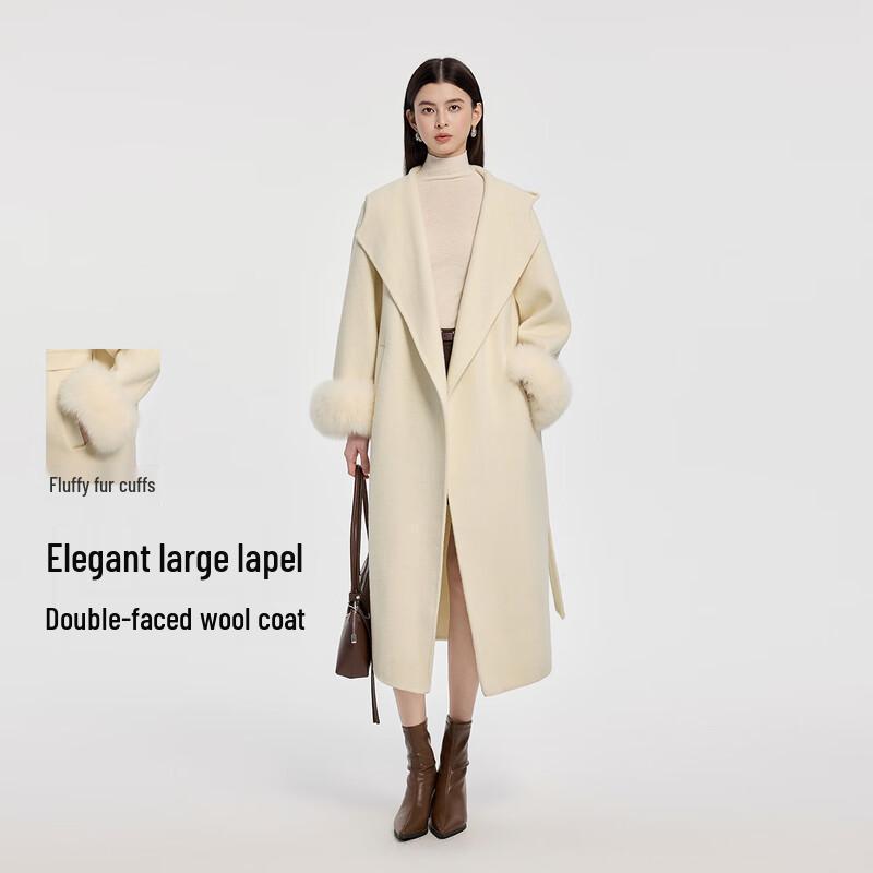 

Жіноче зимове пальто FivePlus з лацканами, з вовняної суміші M (160/84A)