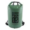 Practical Outdoor Waterproof Dry Backpacks Tear Resistant PVC Storage Bag Adjustable Shoulder Strap For Hiking