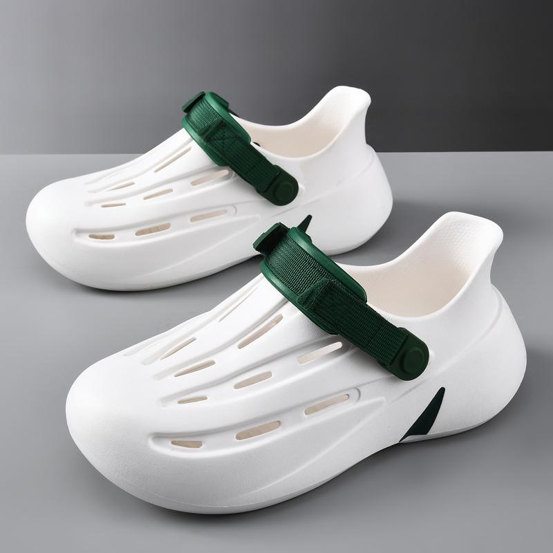 Hole Shoes Men's Summer New Wear Wear Wear-resistant Sports Bag Head Slippers Outdoor Beach Cool Slippers