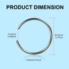 68146592AA Front Axle Carrier Snap Ring Replacement C Clip Retaining Ring, for 2012-2017 Dodge Ram 1500, Retaining Ring Circlip (Pack of 2)