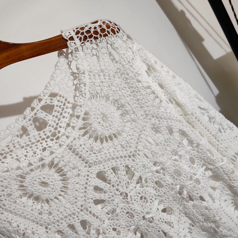 Dimanaf New Summer 2025 Women T-Shirt Bat Sleeve Basic Fashion Tops Lace Tees Casual Loose White Tees