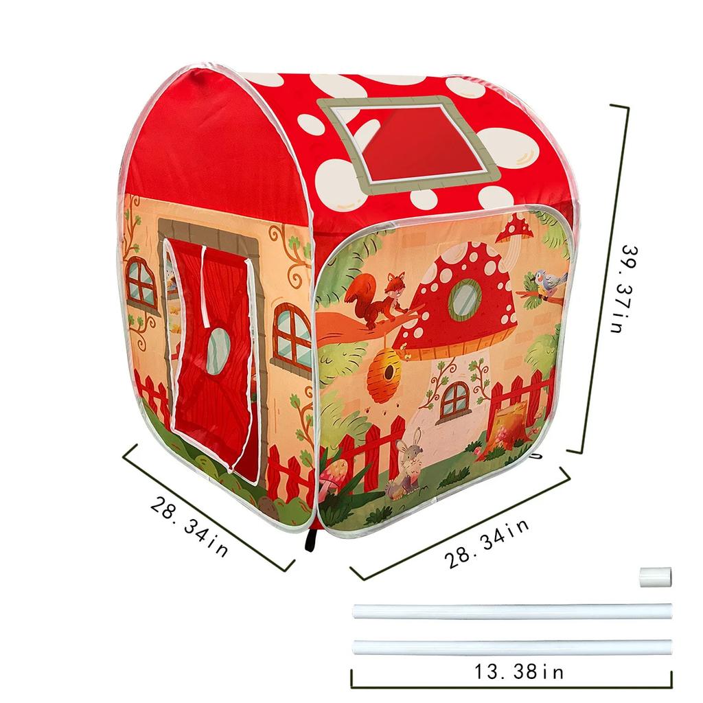Non-Toxic Baby Playground Tent Outdoor Games Kids Baby Little Houses For Children Indoor Play House Camping Mushroom Houses Hut Toys For Children
