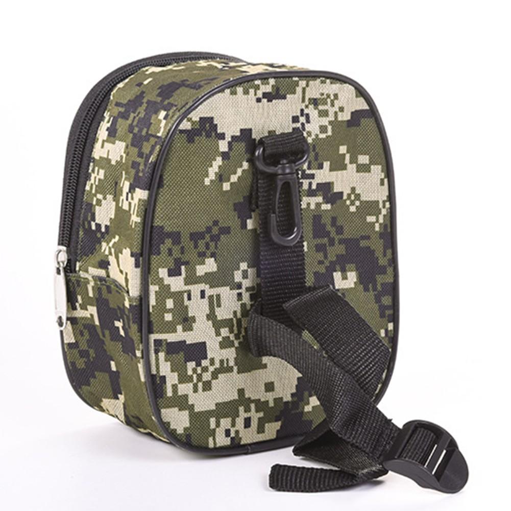 18*15*8cm/7.1*5.9*3.1in Storage Bag Black Green Oxford Cloth