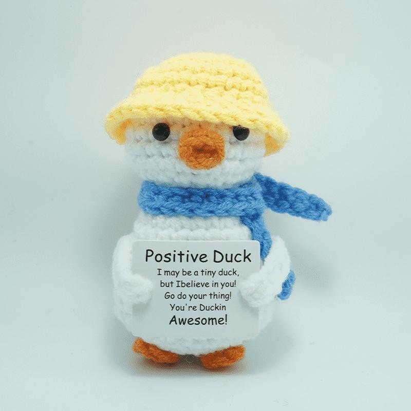 Positive Potato Desk Accessories Crochet Ornament Kawaii Woven Figurine Desktop Offices Accessories Gift for Children Room Decor