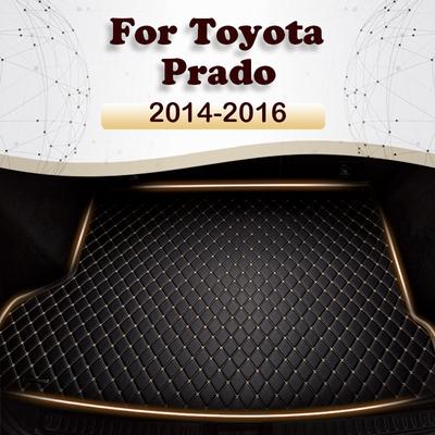 Car Trunk Mat for Toyota Prado Five Seats 2014 2015 2016 Cargo Liner Carpet Interior Parts Accessories