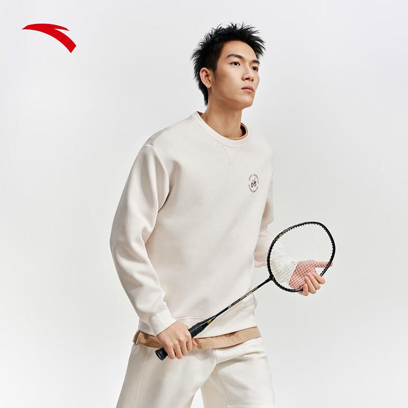 ANTA Men's Graphic Crewneck Pullover Sweatshirt