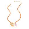 Handmade Fish Starfish Pendant Necklace Colorful Beads Boho Necklace Beaded Necklace  Jewelry Gifts