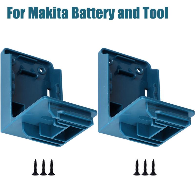 

Набор из 5 штук Держатель для аккумулятора электроинструмента Подставка 2 в 1 Для аккумулятора Makita 18 В Стойка для хранения инструментов Кронштейн Кейс