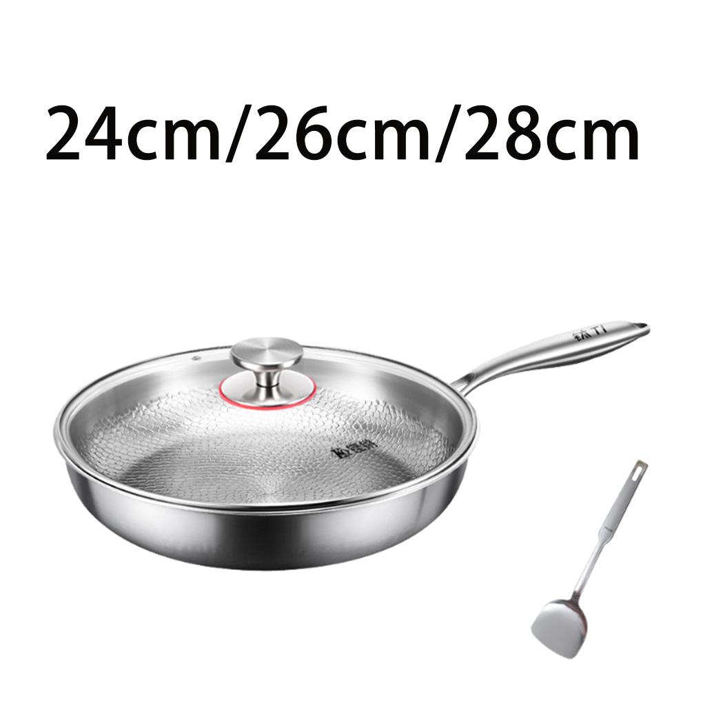 Nicht Plateful Titanpfanne mit Hammermuster Bratenergie-spartopf Beweis Kochgeschirr Einfach zu für Küchenkochen