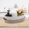 Oval Handle Bathroom Storage Basket Storage Basket Clothes Storage Box, Layered Finishing Box for Clothes and Pants