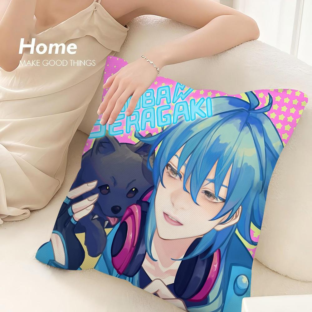 D-Dramatical Murder Pillow Case 3D Print Polyester Fiber 45*45 Cm Home Sofa Throw Pillow Cover Decoration Festival Gift