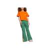 Puma Plant Round Neck Pullover Short Sleeve T-Shirt Kids Tops Orange 620512-23