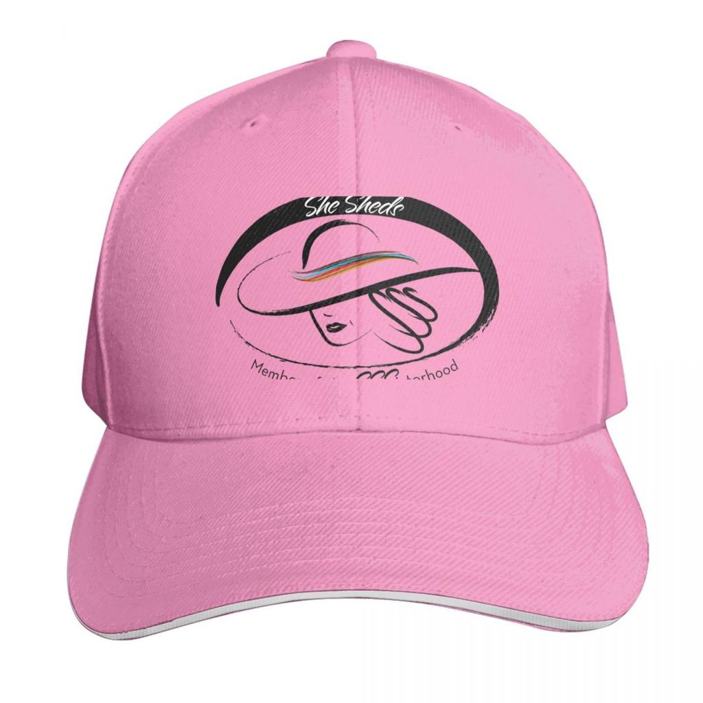 She Sheds Member of the SSSisterhood Baseball Cap Fashion Beach Hip Hop Snap Back Hat Trucker Cap Hats Women Unisexs