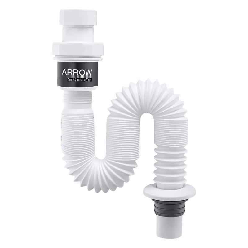 ARROW Sink S-Bend Telescopic Anti-Odor Drain Pipe