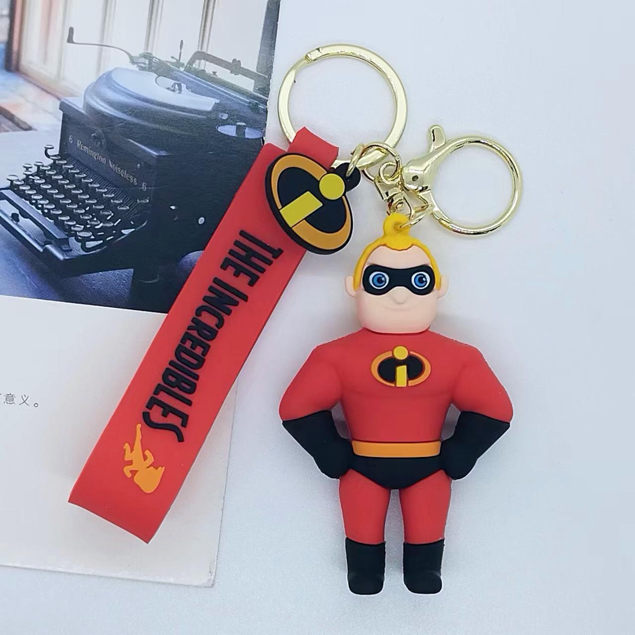 

Creative Cartoon Characters Pigs Superheroes Keychains Bags Car Keychains Accessories Gifts Wholesale Personalized Gifts Y2k