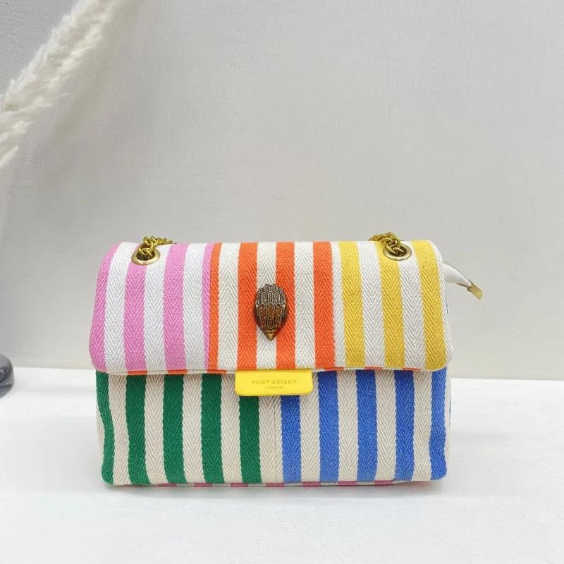 

Модные трендовые сумки через плечо, большая вместительная сумка, роскошные дизайнерские холщовые сумки, женская сумка через плечо с застежкой-молнией Eagle Head