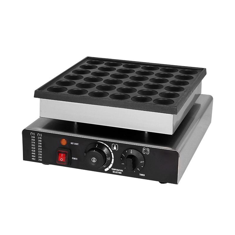 Commercial Electric Waffle & Dorayaki Maker with 25 & 50-Hole Plates, Global Plug