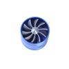 Car Single Supercharger Turbine Turbo Charger Air Filter Intake Fan Fuel Saver