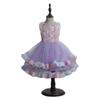 Children's Lace Princess Dress for June 1st Performance – Flower Girl Puffy Dress for Small & Medium-Sized Kids