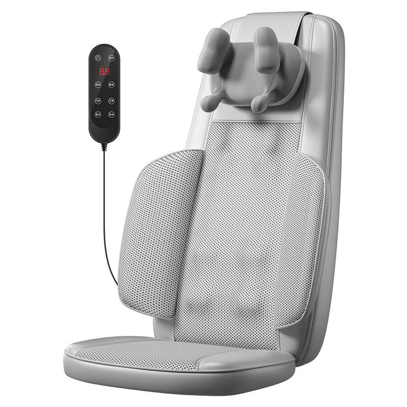 Home Automation Back Hot Compress Kneading Vibration Massage Seat Cushion Shiatsu Neck and Back Massager Massage Chair Cushion