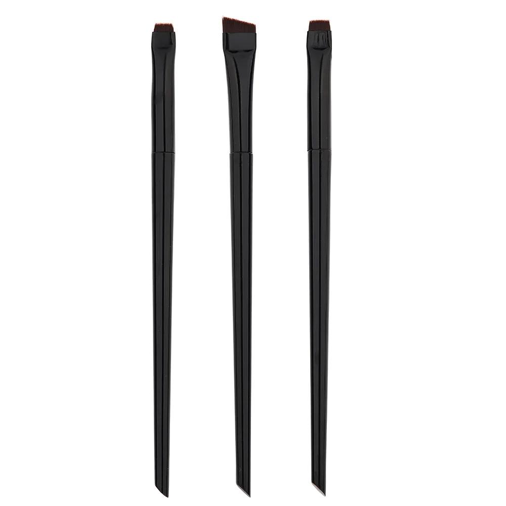 3Pcs/set Blade Eyeliner Brushes Eyebrow Brush Portable Flat Fine Eye Liner Brow Contour Makeup Brush Make Up Tool Wholesale 2026