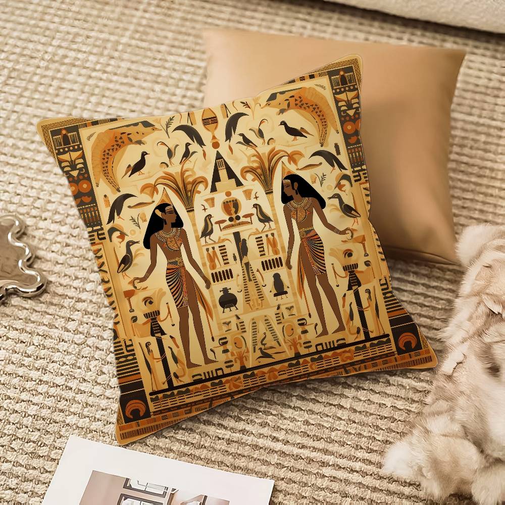 Ägypten Pharao Kissenbezug Anti-Hausstaubmilben Unsichtbarer Reißverschluss Sofa Bett
