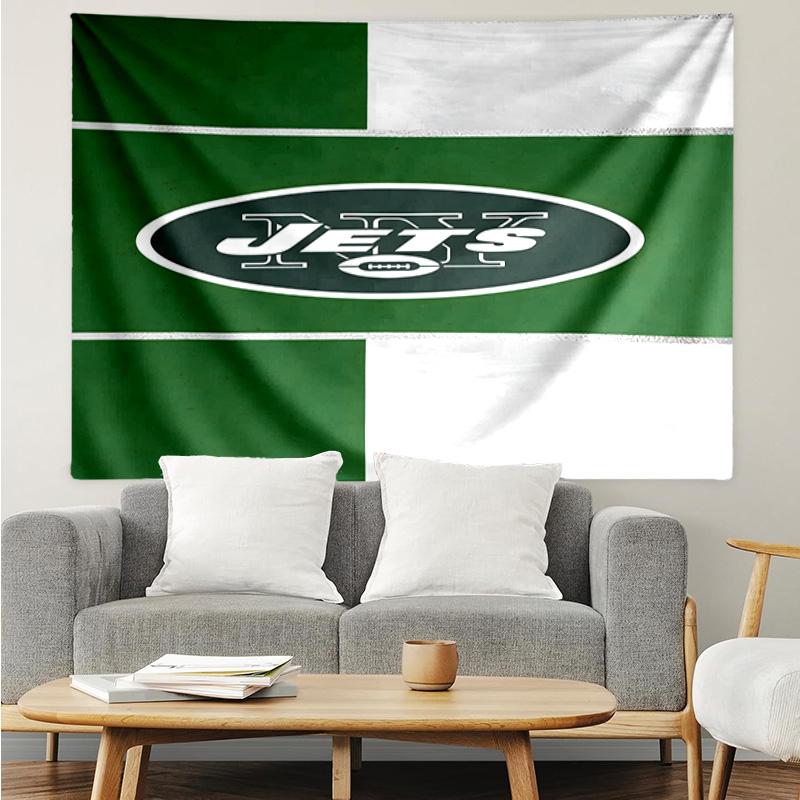 Jets Football Quick-Dry Tapestry Hanging for Bedroom,Livingroom, Playroom,Decor Art Room Wall Tapestry Holiday and Birthday Gifts