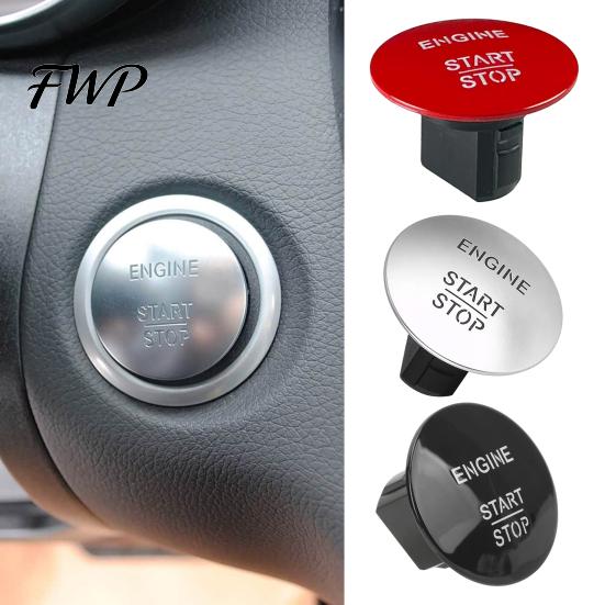 Easy Install Start Switch Engine Stop Button for Mercedes Benz, Car Push Wear-resistant Starter Switch, Button, Replacement Accessory Direct Plug-in