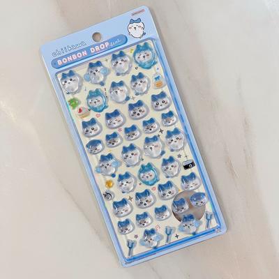 Cute 3D Bump Crystal Stickers Diy Laptop Decoration Stickers Suitable For Mobile Phones Uma Hachivalu Gift Toys