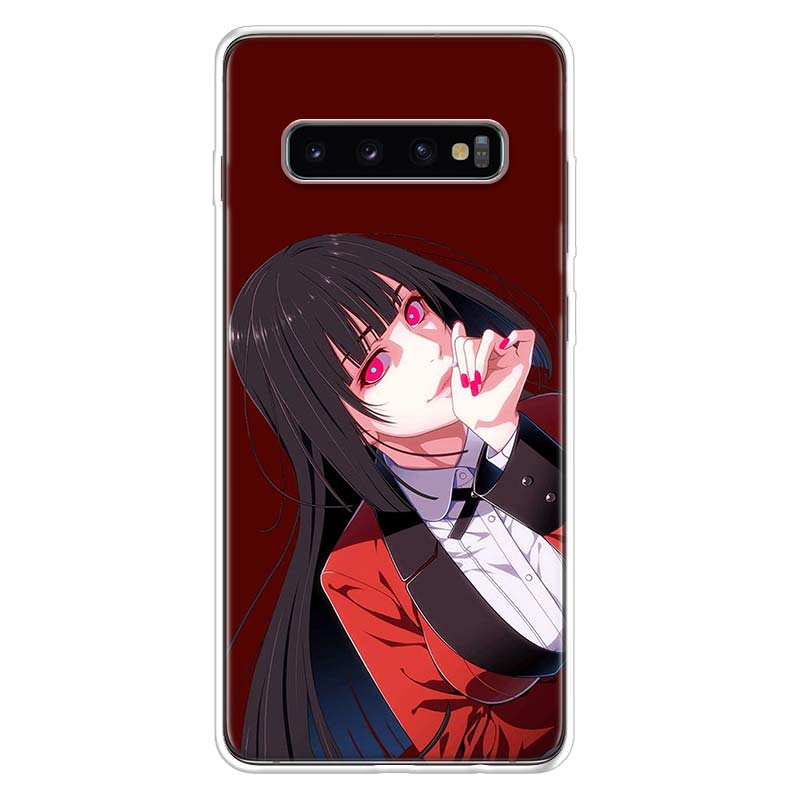 Anime Kakegurui Phone Case For Samsung Galaxy S26 S25 Edge S24 S23 Ultra S22 Plus S21 S20 FE Soft TPU Back Cover Funda Galaxy S2