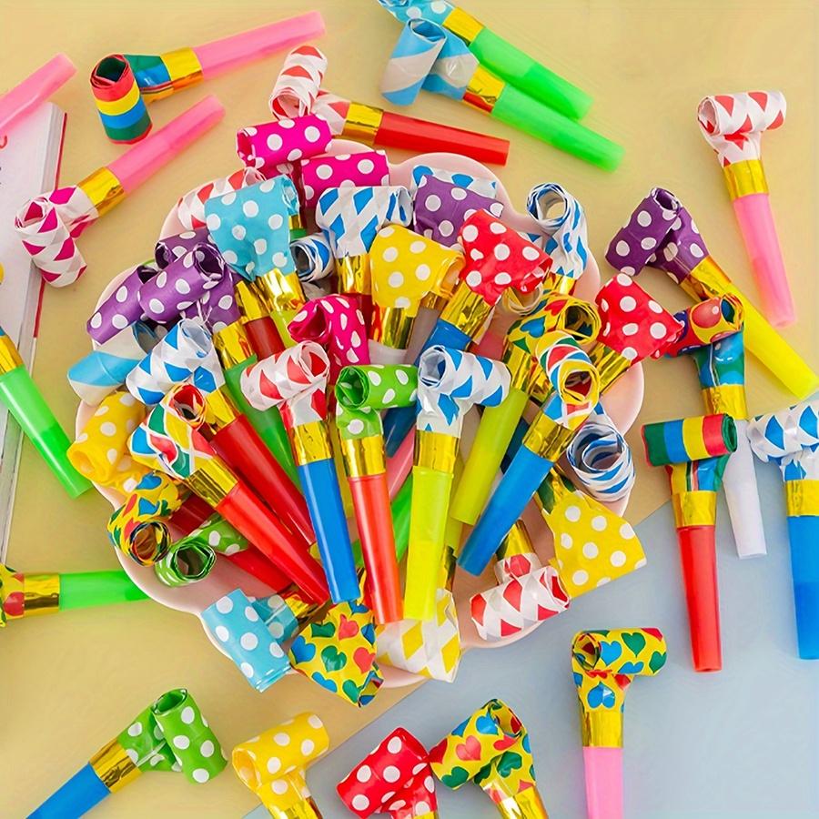15Pcs Long Nose Party Whistles - Funny Plastic Blowers, Creative Noise Makers for Celebration, Party Atmosphere Props, ZSY