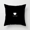 VIKAMA Minimalist Black White Cushion Cover Aesthetic Geometric Print Sofa Pillow Cover Living Room Car Soft Home Decor
