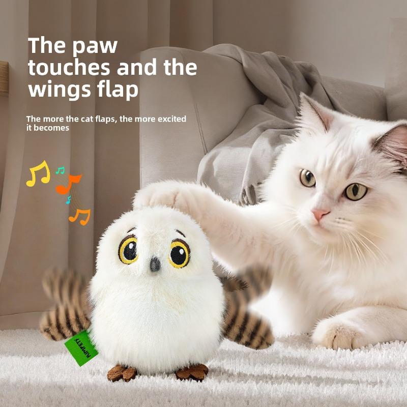 New Electric Cat Toy - Realistic Bird Toy - Self-amusement and Stress-relief Gadget - Automatic Cat-entertaining Sound Toy