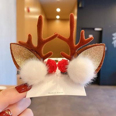 Christmas  Antler Hair Clips/hair Clips