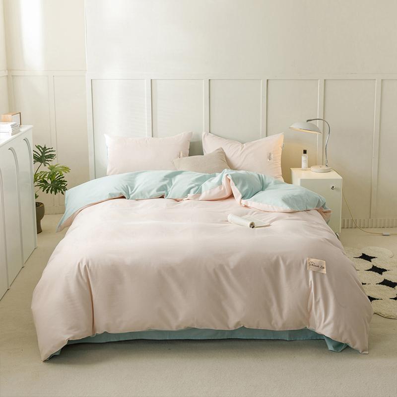 Combed Satin Cotton Washed Water Three or Four Piece Set