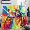 Tree Frog Print Flannel Blanket, High Quality Comfortable for All Seasons, Home Decor, Warmth and Comfort, Perfect for Christmas Gifts