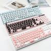 70PCS Raised Keyboard Stickers for Long Nails Universal Nail Art Keyboard Bubbles Soft Silicone Keycaps for Girls Office Gaming