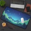 Blaues Stardew Valley Gaming-Mauspad Spielmatte Laptop Büro-Mauspads Schreibtischmatte XL Gaming Großes Mauspad Gamer,Kawaii Pixel Art