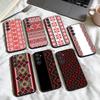 Чохол для телефону з візерунком-орнаментом G-Ukraine Для Samsung Galaxy A73,A72,A71,A70,A53,A52,A51,Інших М'який Чорний Корпус