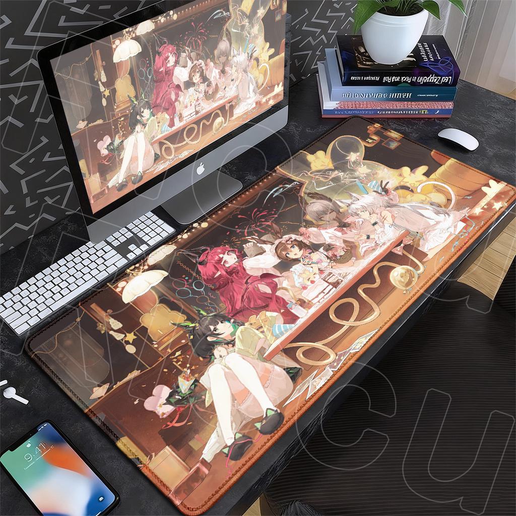 NonSlip Rubber Base Gaming Rug Large Pc Office Accessories Arknights Kawaii Anime Girl Nymph Mouse Pad Xxl Desktop Speed Carpet
