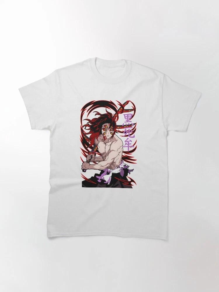 Anime Kokushibo First Demon Moon 3 Demon Slayer Basic T Shirt S