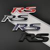 3D Metal Car Letters For Honda RS Emblem FIT Jazz Civic HRV Jade RS Logo Sport Badge Front Grille Trunk Stickers Acceessories