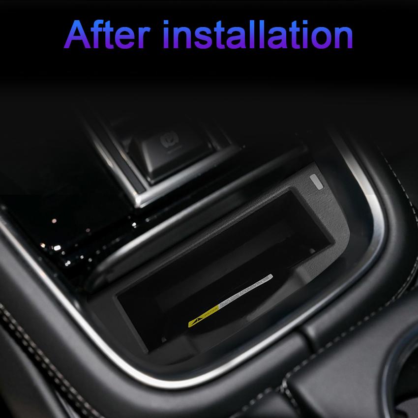 Car QI Wireless Charger For Porsche Panamera 2017~2019 2020 2021 2025  wireless phone charger charging phone holder accessories