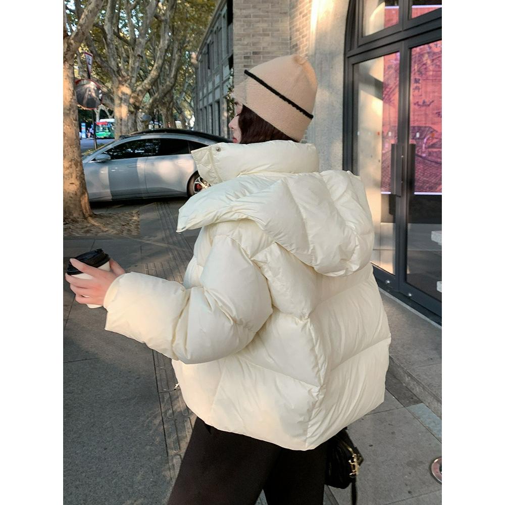 Down Padded Jacket Women's Winter Short Thickened Fashion Padded Jacket Loose Design Padded Jacket