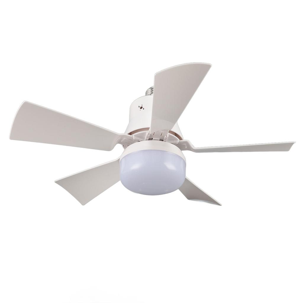 Ceiling Fan Light 3000K To 6500K   Brightness 3 Wind Speeds 3 Timers E26 Socket Light with Fan