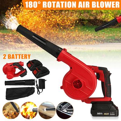 2 IN 1 2200W Cordless Electric Air Blower Blowing Suction 180 Degree Rotation Leaf Dust Collector Cleaner For Makita 18V Battery