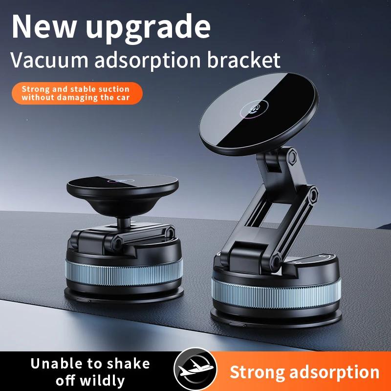Magnetic Phone Holder Stand Car Vacuum Suction Cup for iPhone 17~12 Samsung Xiaomi For Windshield/Dashboard Cellphone Bracket